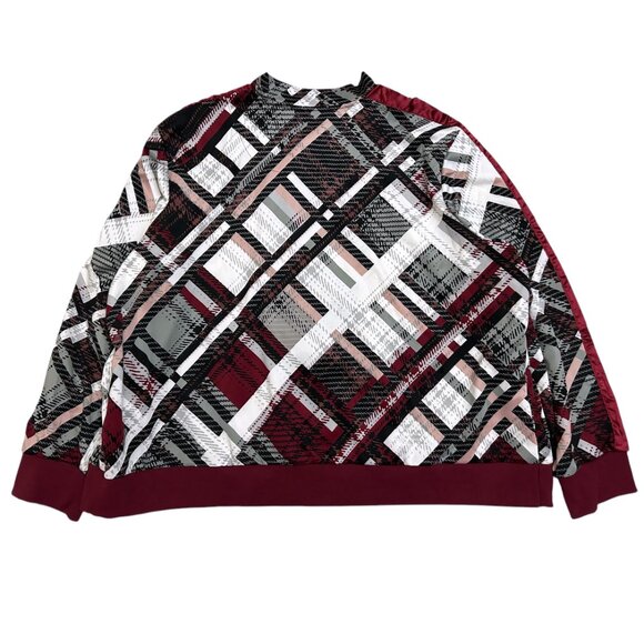 Ashley Stewart Sport Womens Size 30/32 - 5X Jacket Multicolor Plaid Full Zip NWT - Picture 10 of 10